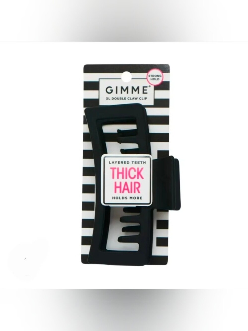 Gimme XL Double Claw Clip - Black BNIB